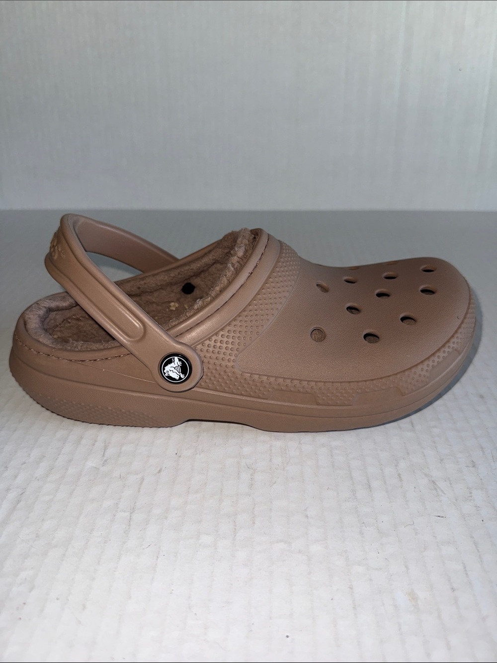 Crocs Tan Classic Lined Clogs - Picture 6 of 11